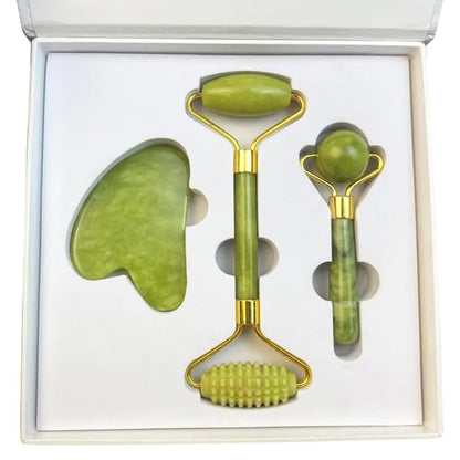 UNIVAIL™ Natural Jade Gua Sha Face Roller
